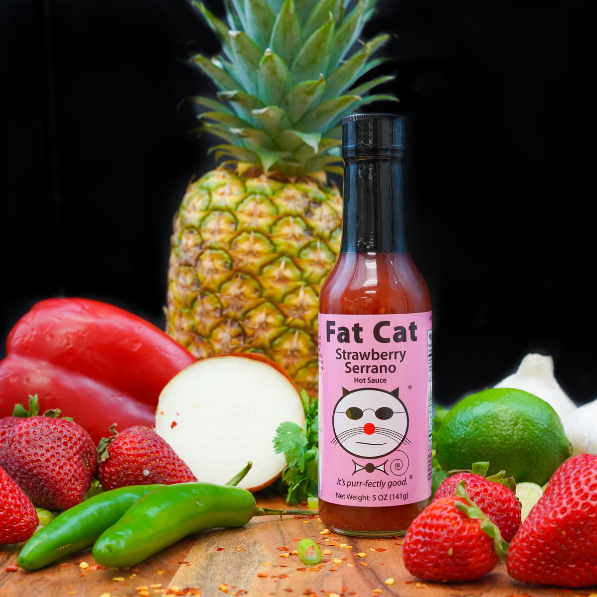 Strawberry Serrano Hot Sauce (Wholesale) - KINGKONG金刚弹珠赛车 Gourmet Hot Sauce & Specialty Condiments